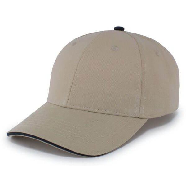 Brushed Twill Cap With Sandwich Bill Thumbnail