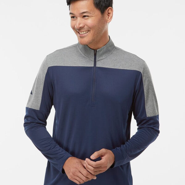 Men's Ultimate365 Lightweight Colorblocked Quarter-Zip Pullover Thumbnail