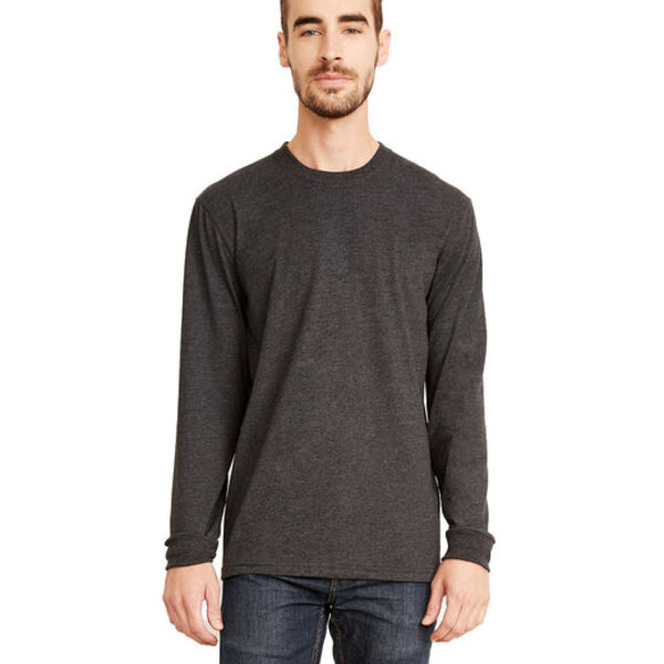 Unisex Sueded Long-Sleeve Crew Thumbnail