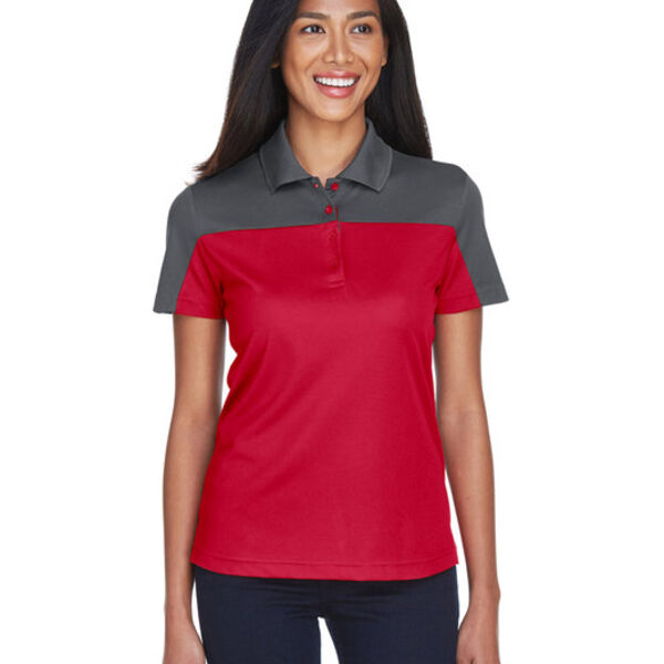Ladies' Balance Colorblock Performance Piqué Polo Thumbnail