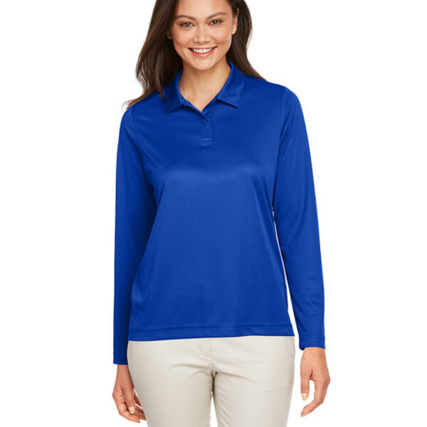 Ladies' Zone Performance Long Sleeve Polo Thumbnail