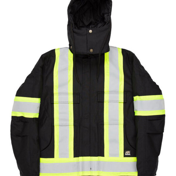 Men's Tall Safety Striped Arctic Insulated Chore Coat Thumbnail