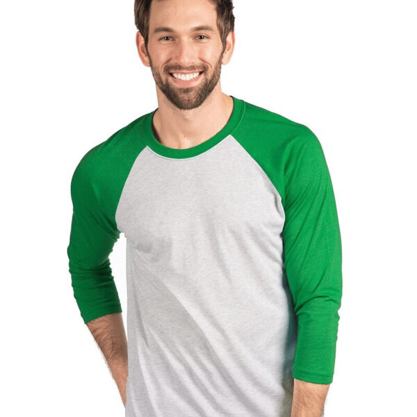 Unisex Triblend Three-Quarter Raglan T-Shirt Thumbnail