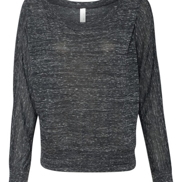 Women’s Flowy Off Shoulder Long Sleeve Tee Thumbnail