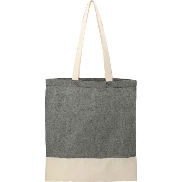 Split Recycled 5oz Cotton Twill Convention Tote Thumbnail