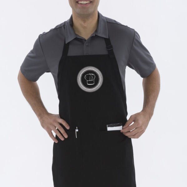 ATC PREMIUM COTTON FULL LENGTH APRON WITH POCKETS Thumbnail